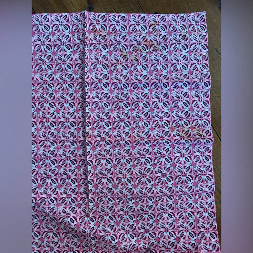 Set of 6 Napkins, Pink‎ Patterned Cotton Napkins 6, 20” square
